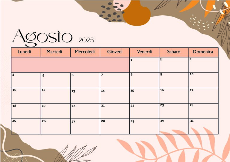 Modello 1 Agosto 2025