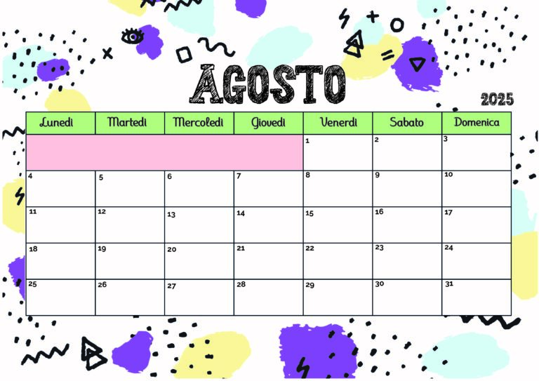 Modello 3 Agosto 2025