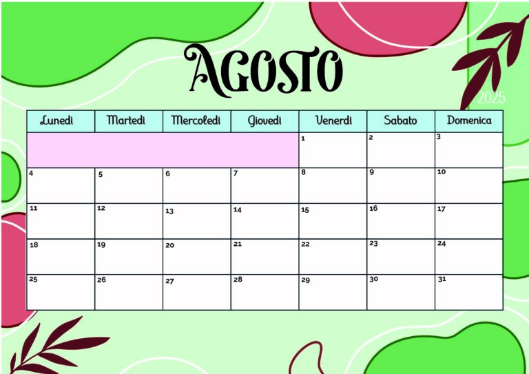 Modello 4 Agosto 2025