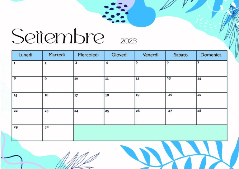 Modello 1 Settembre 2025