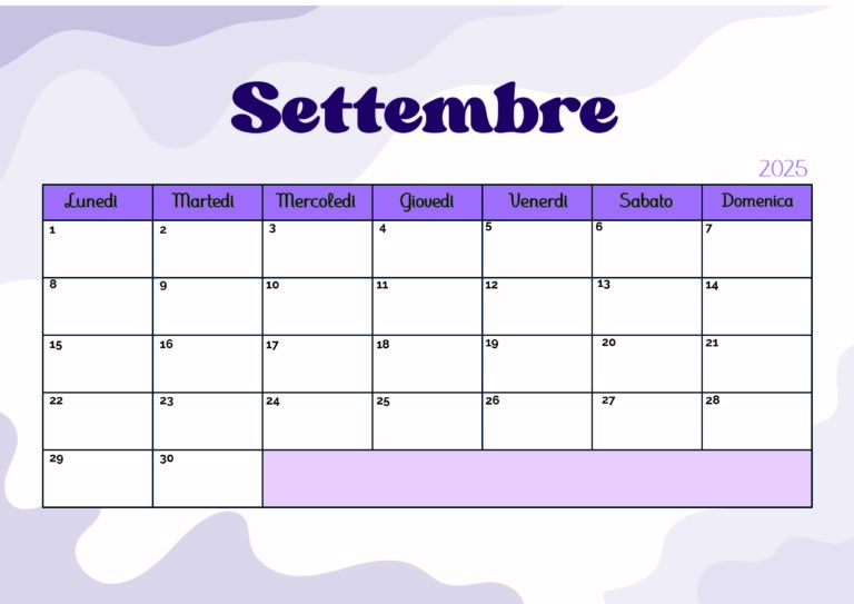 Modello 6 Settembre 2025