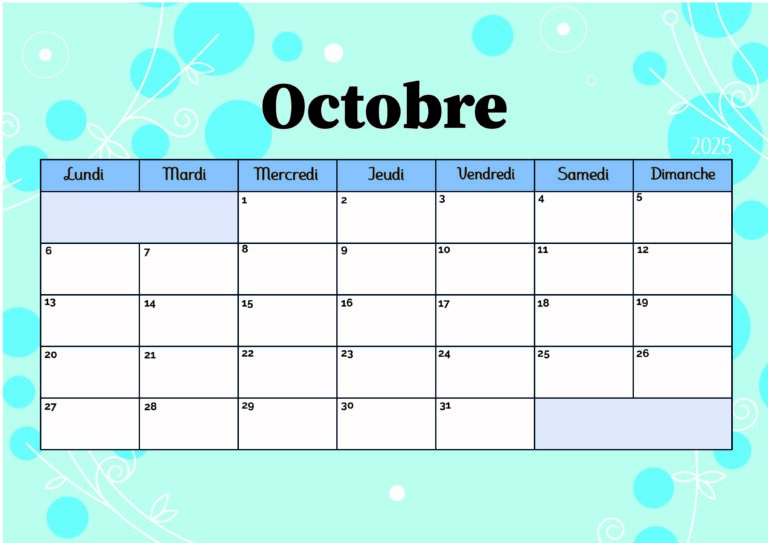 Modèle 5 Octobre 2025