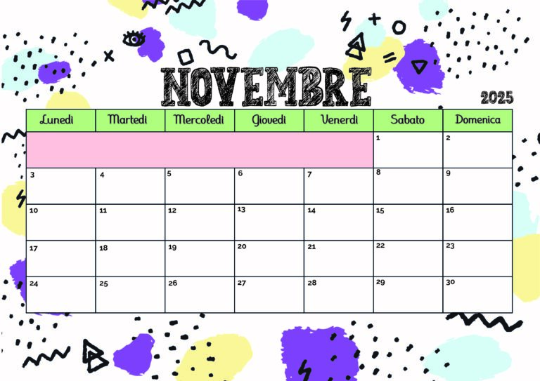 Modello 3 Novembre 2025