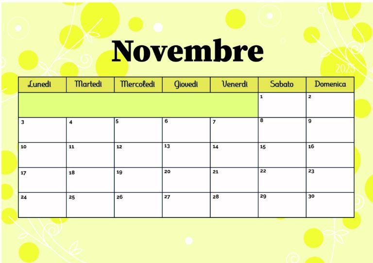 Modello 5 Novembre 2025