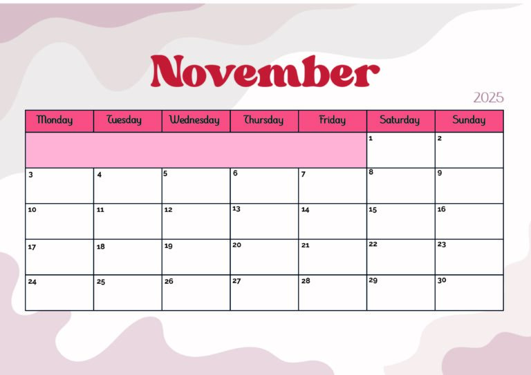 Model 6 November 2025