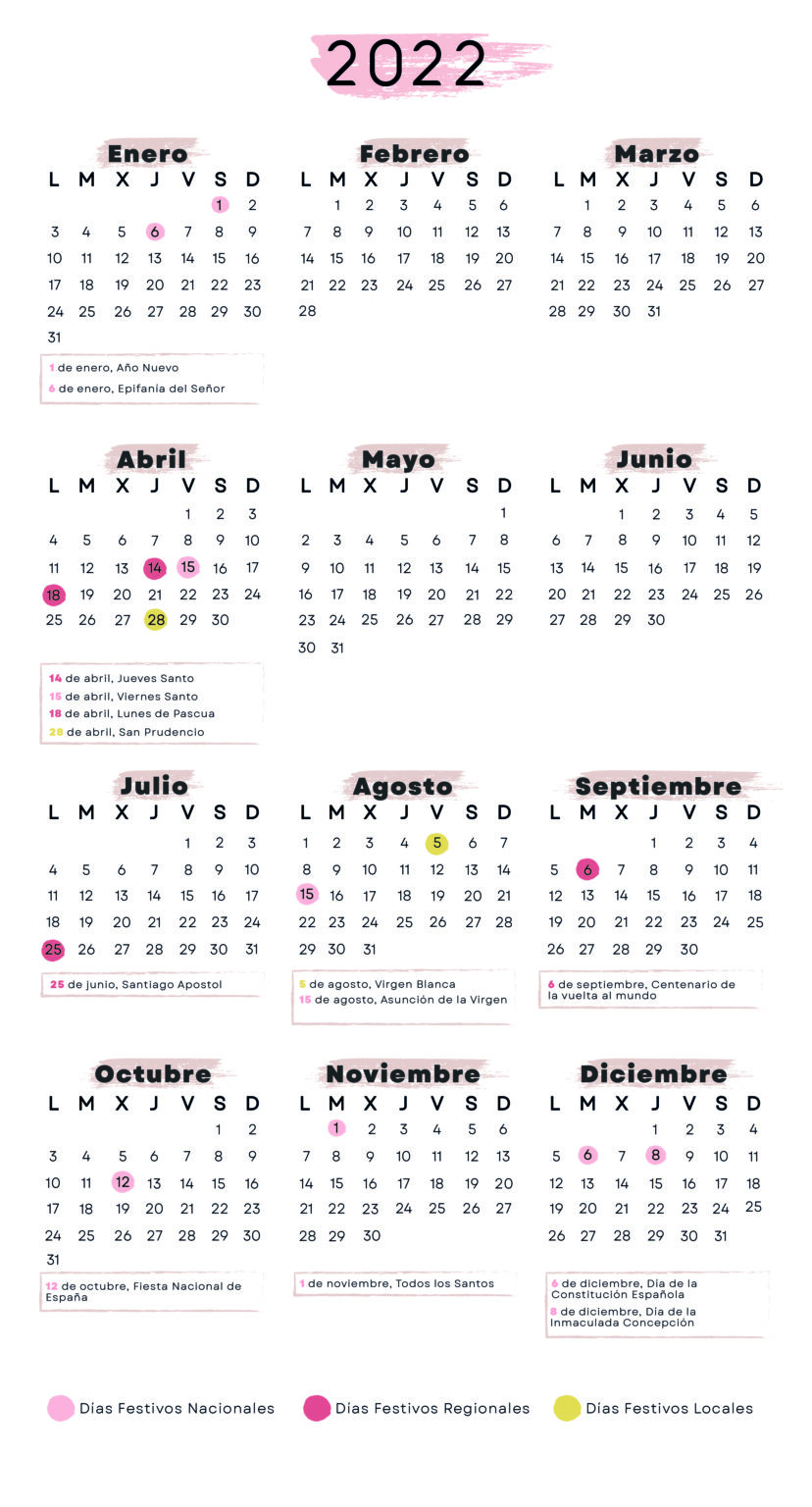 Calendario laboral Vitoria 2022 【2023】 - Globalendar