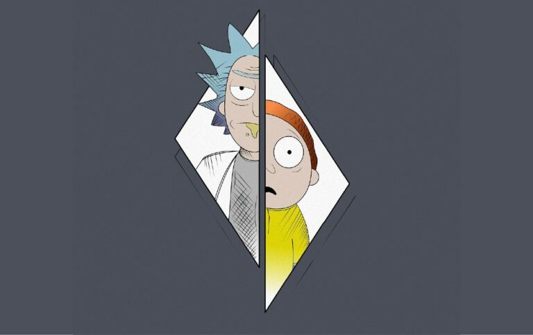 Fond d&rsquo;écran Rick et Morty 4K