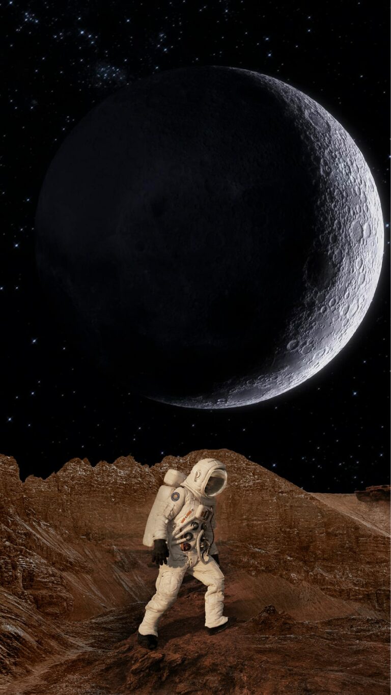 Papel de parede de astronautas para iPhone