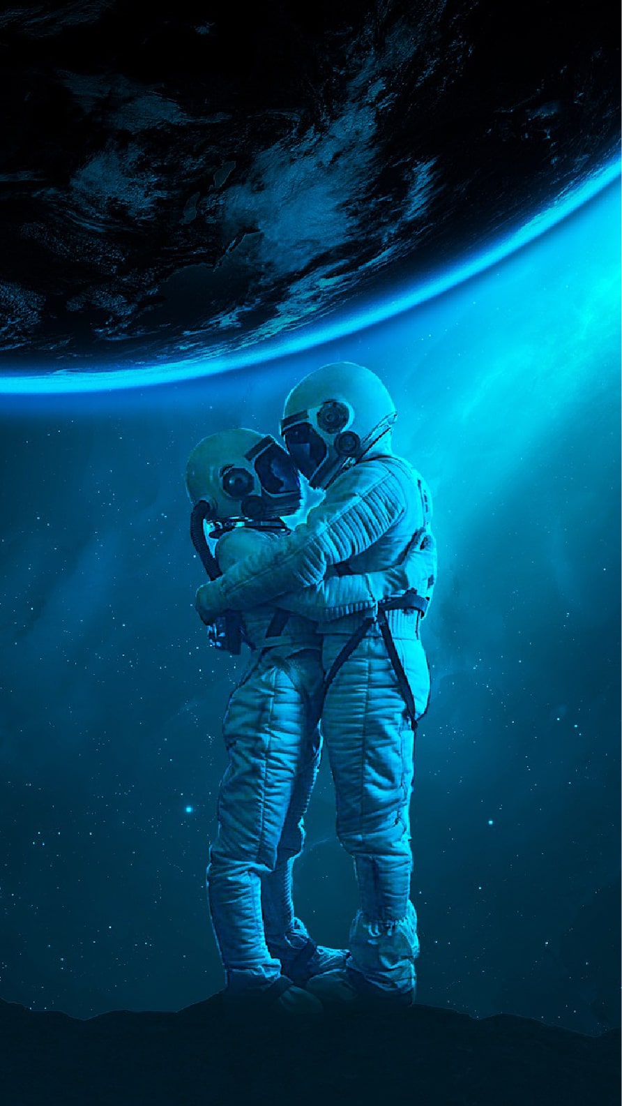 Fonds d'écran iPhone d'astronautes