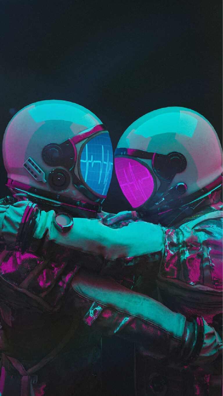 Papel de parede de astronautas para iPhone