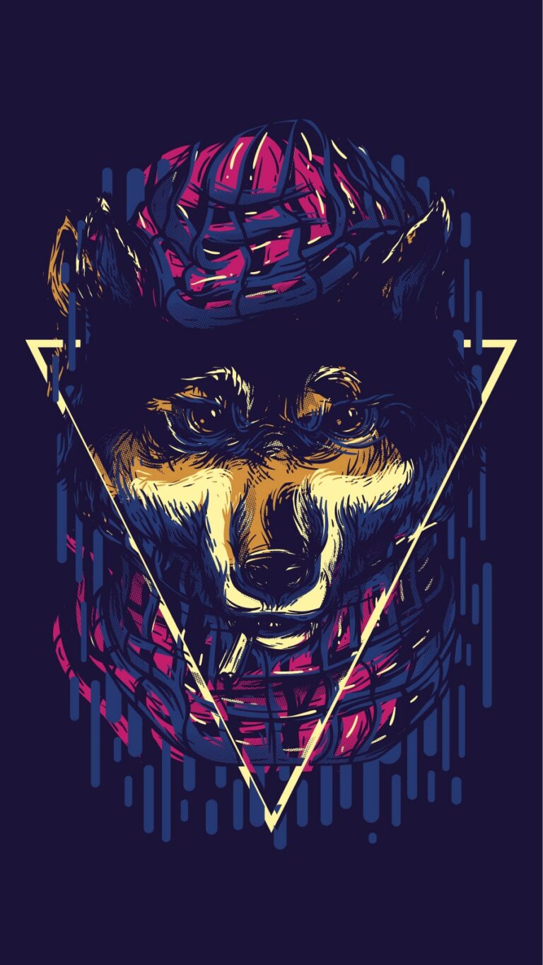 Papel de parede de lobos para iPhone