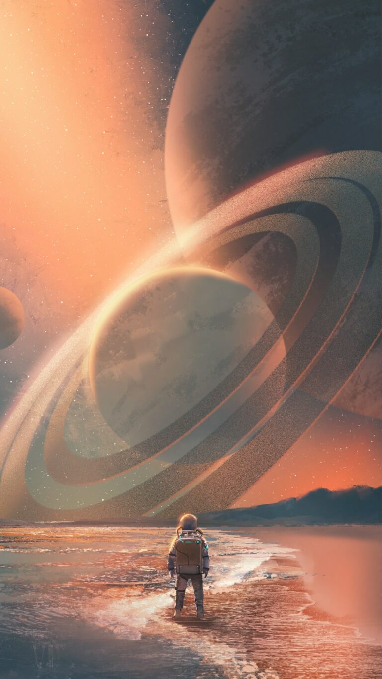 Papel de parede de planetas para iPhone