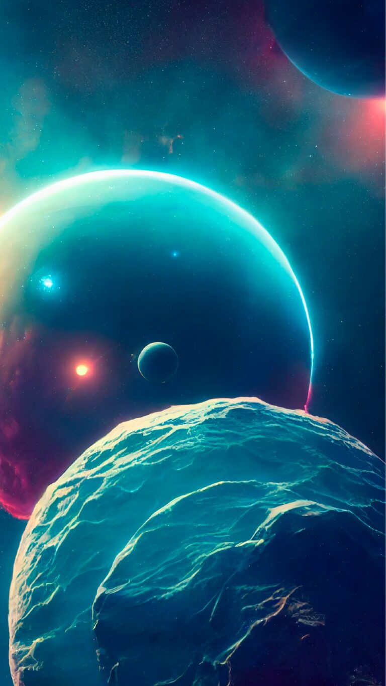 Papel de parede de planetas para iPhone