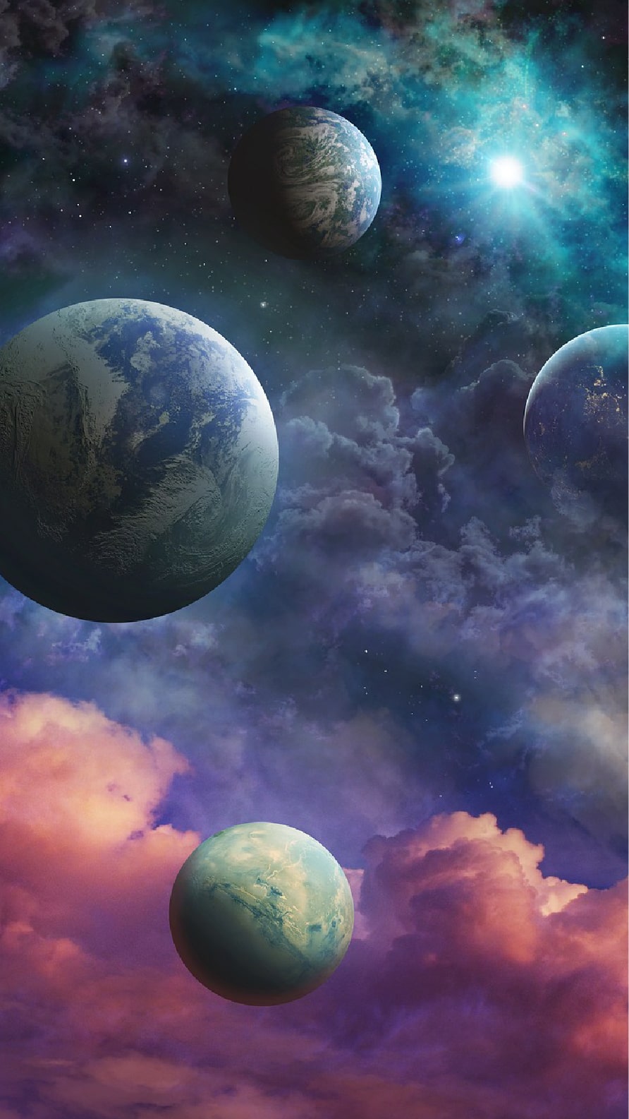 Papel de parede e Wallpaper de planetas para iPhone