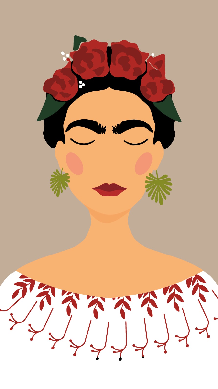 Papel de parede e Wallpaper de Frida Kahlo para iPhone