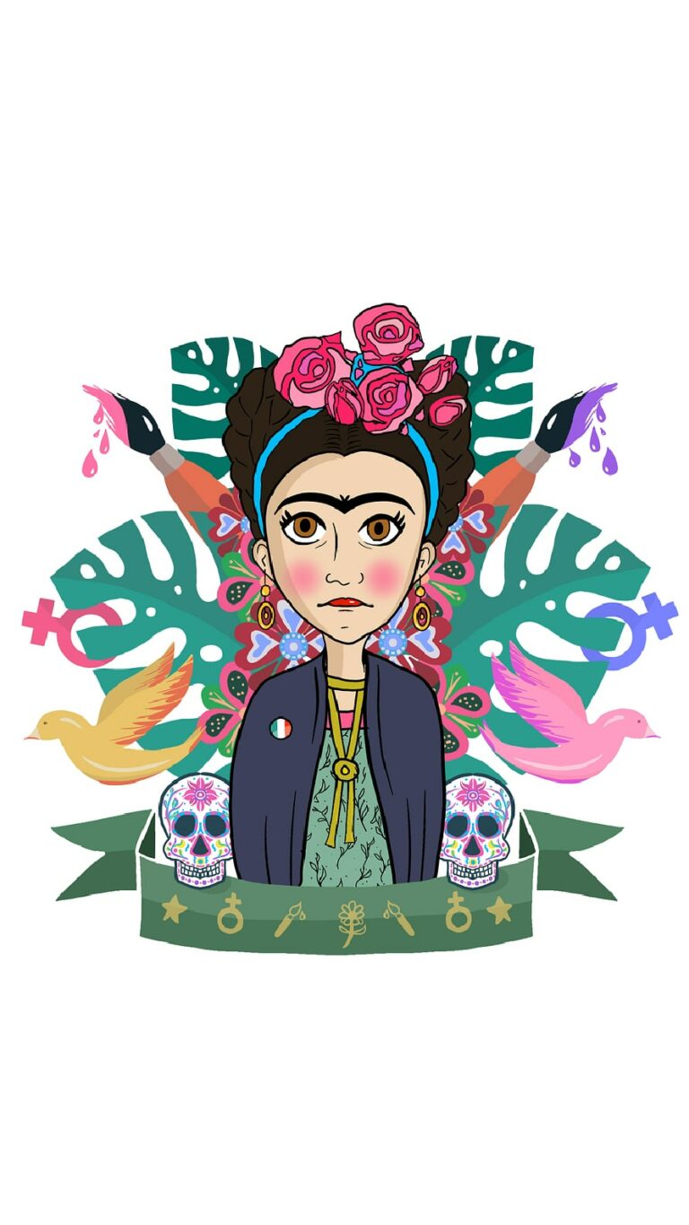 Papel de parede de Frida Kahlo para iPhone