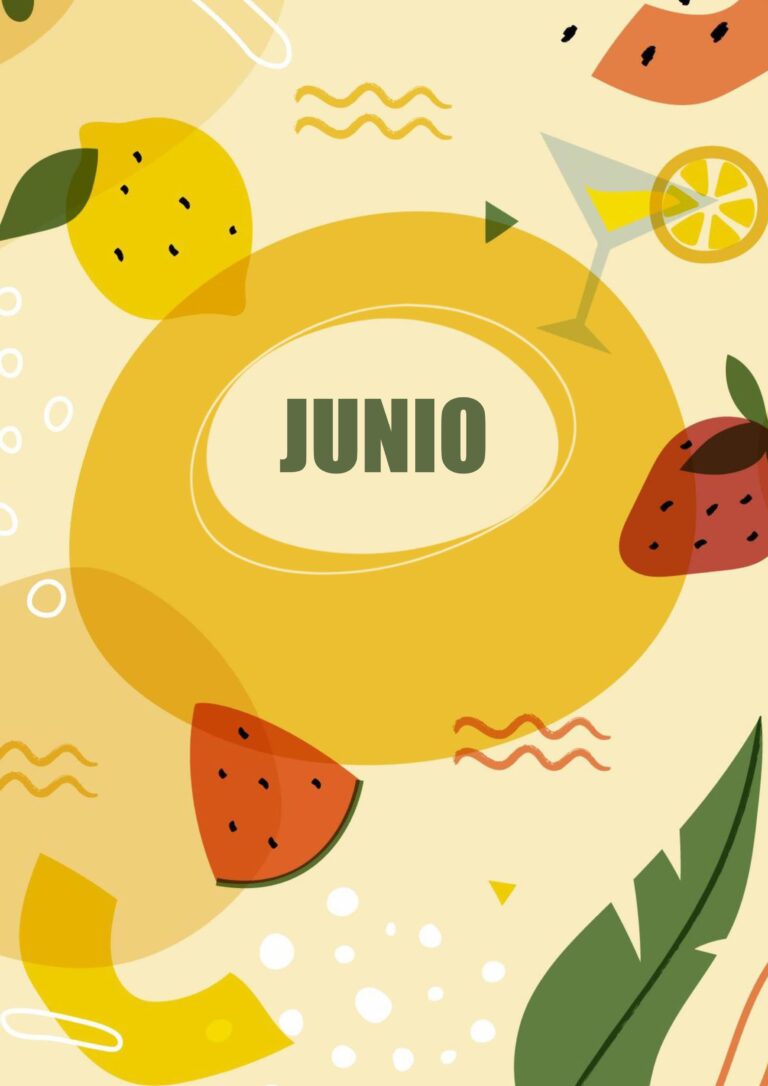 Portadas para Junio para Word