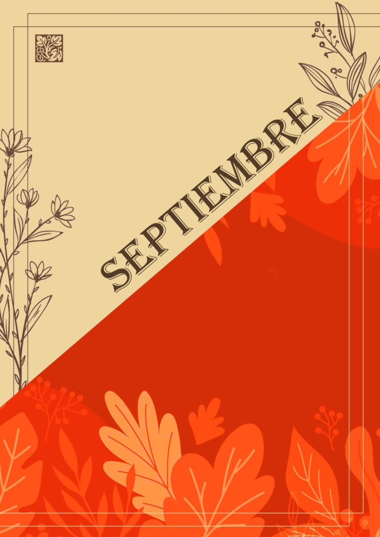 Portadas para Septiembre para Word