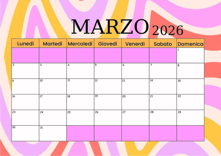 Modello 3 Marzo 2026