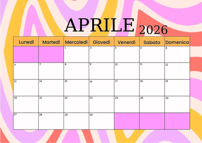 Modello 3 Aprile 2026