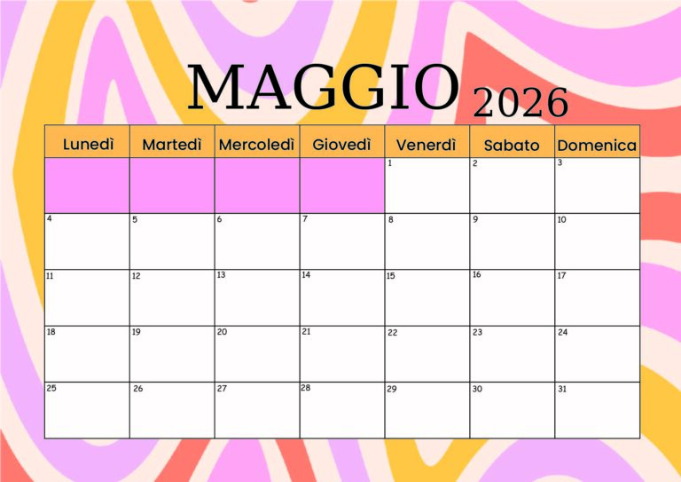 Modello 3 Maggio 2026