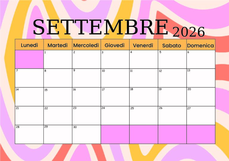 Modello 3 Settembre 2026