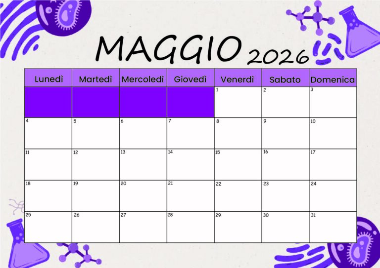 Modello 5 Maggio 2026