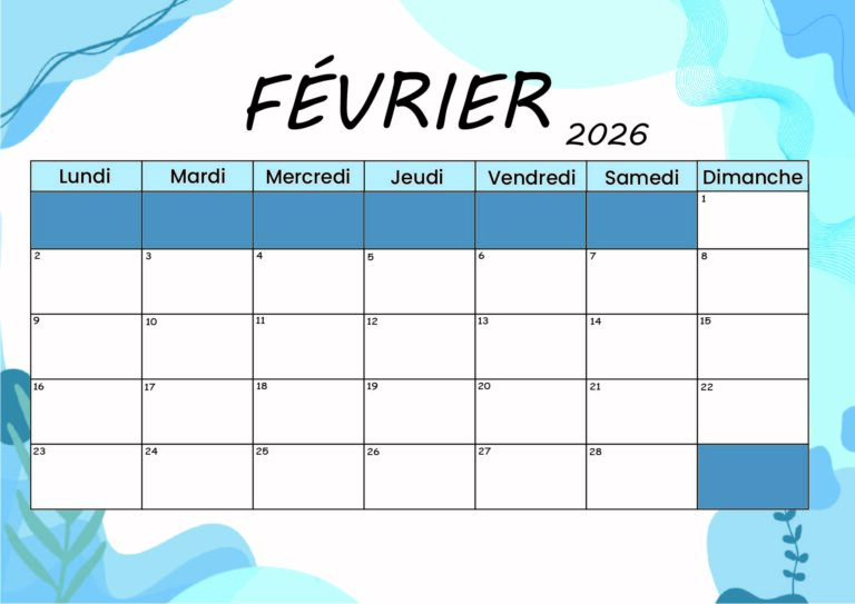 Modèle 1 Février 2026