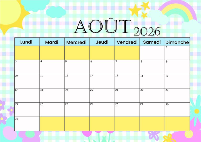 Modèle 2 Août 2026