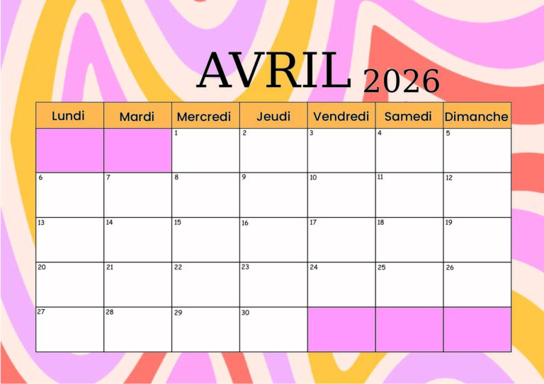 Modèle 3 Avril 2026