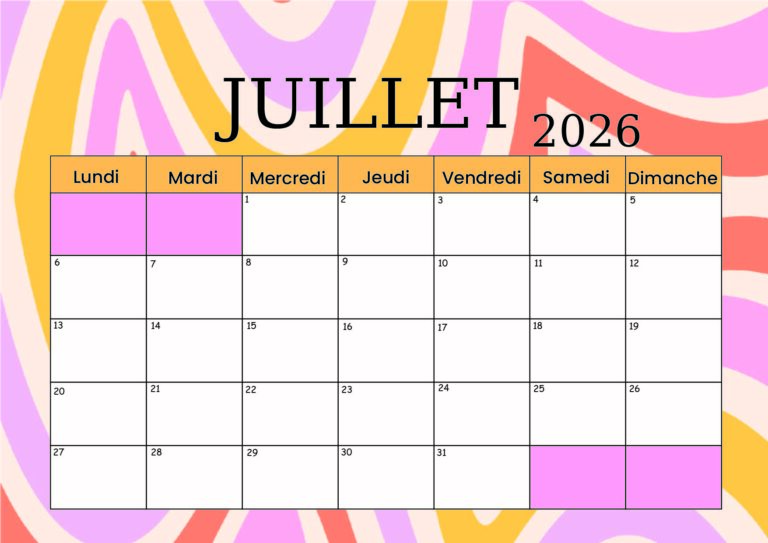 Modèle 3 Juillet 2026
