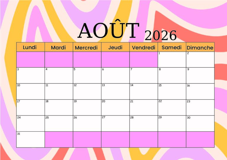 Modèle 3 Août 2026