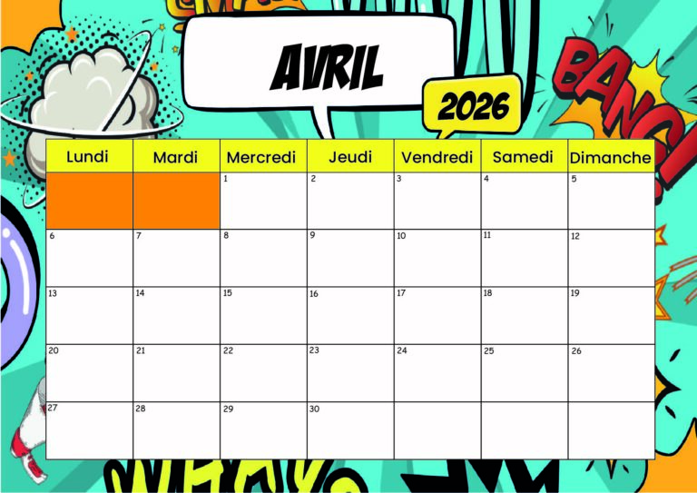Modèle 4 Avril 2026