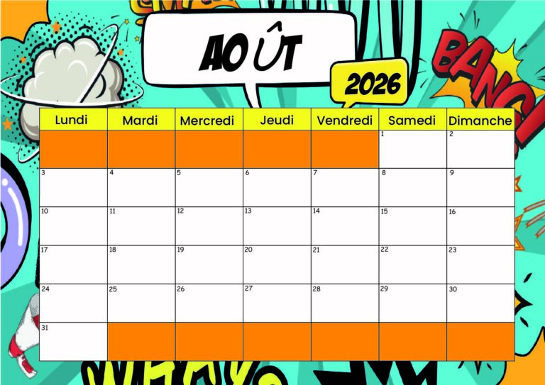 Modèle 4 Août 2026