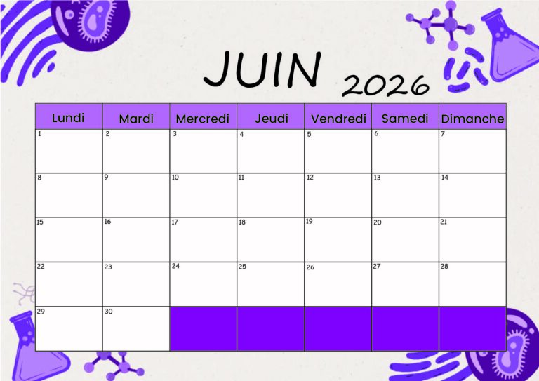 Modèle 5 Juin 2026