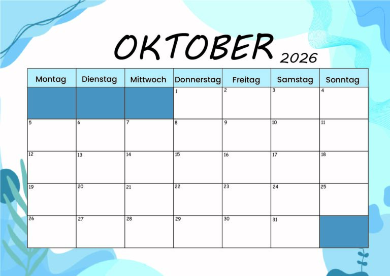 Modell 1 Oktober 2026