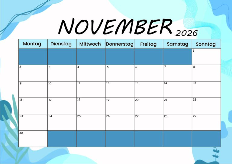 Modell 1 November 2026