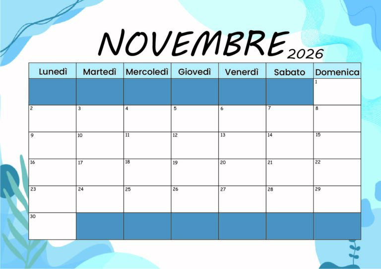 Modello 1 Novembre 2026