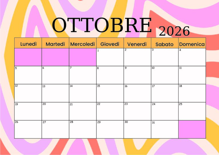 Modello 3 Ottobre 2026