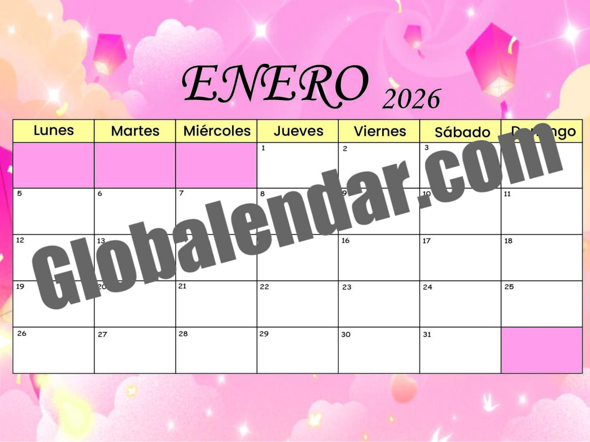 Calendario Premium - Magic Pink