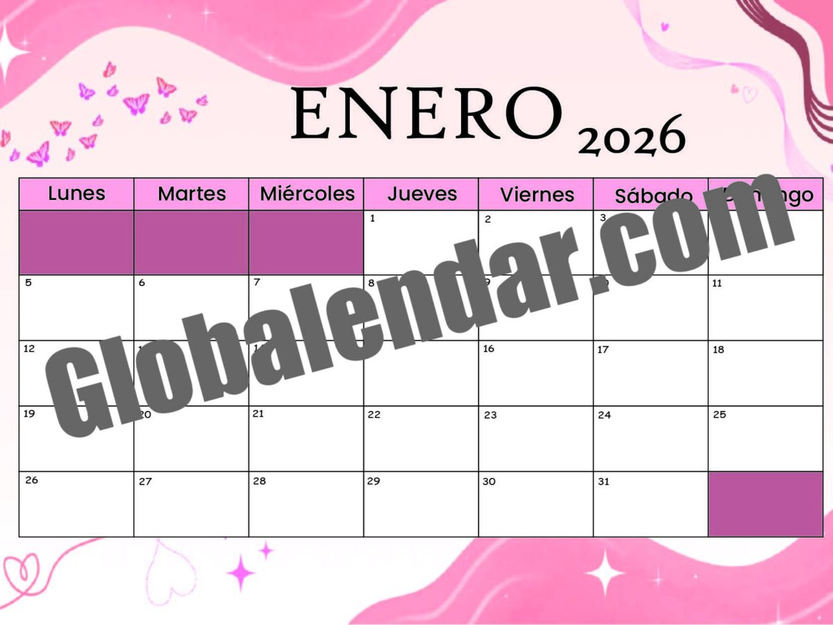Calendario Premium - Butterfly