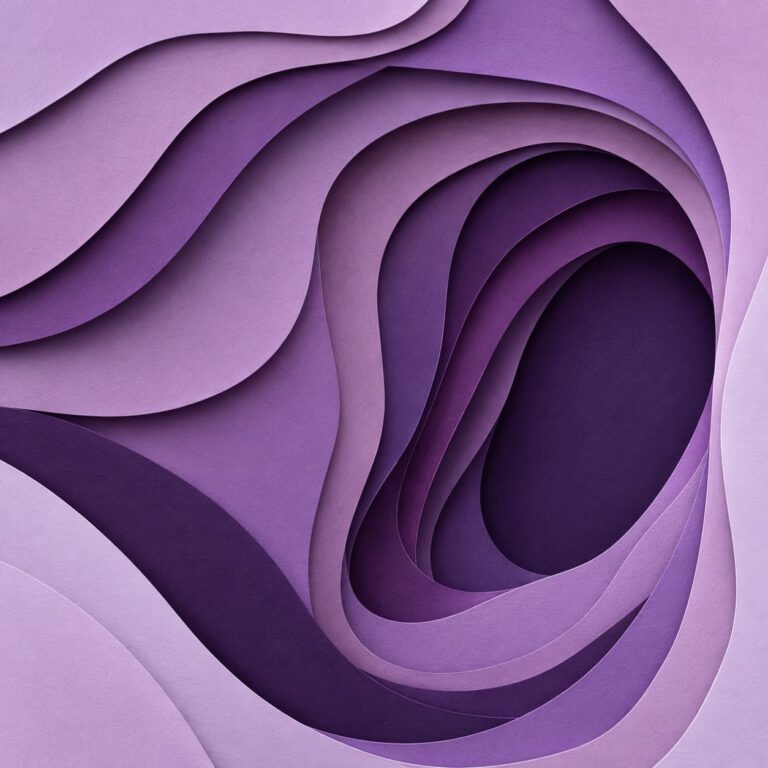 Fondo de pantalla aesthetic morado capas de papel lila