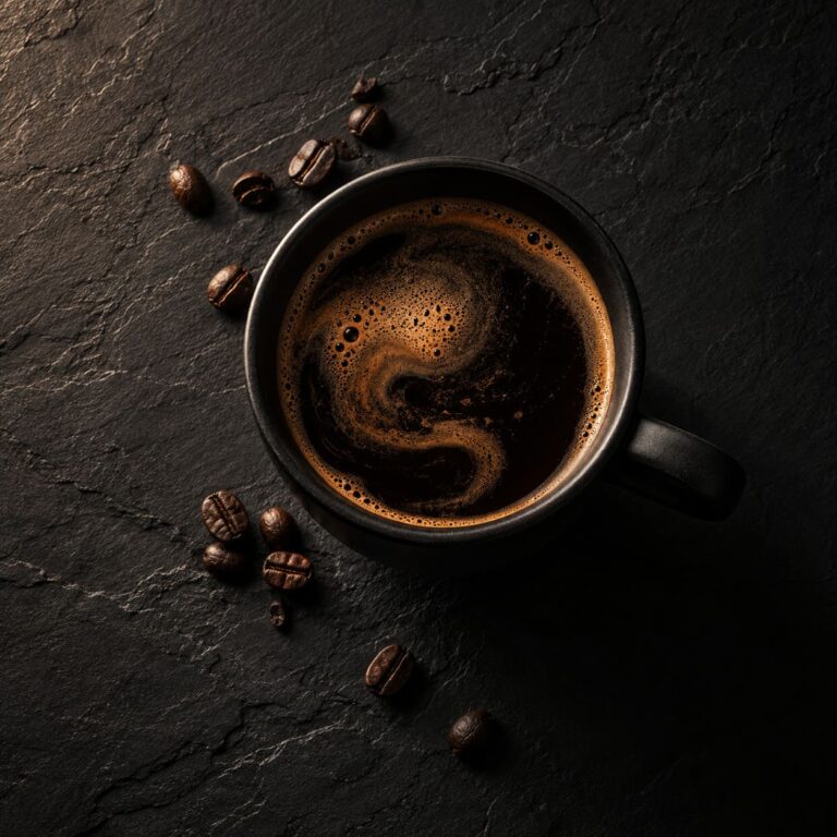 Fondo de pantalla aesthetic negro taza cafe