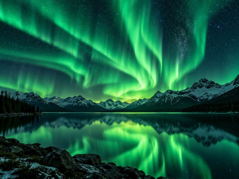 Fondo de pantalla aesthetic verde aurora esmeralda