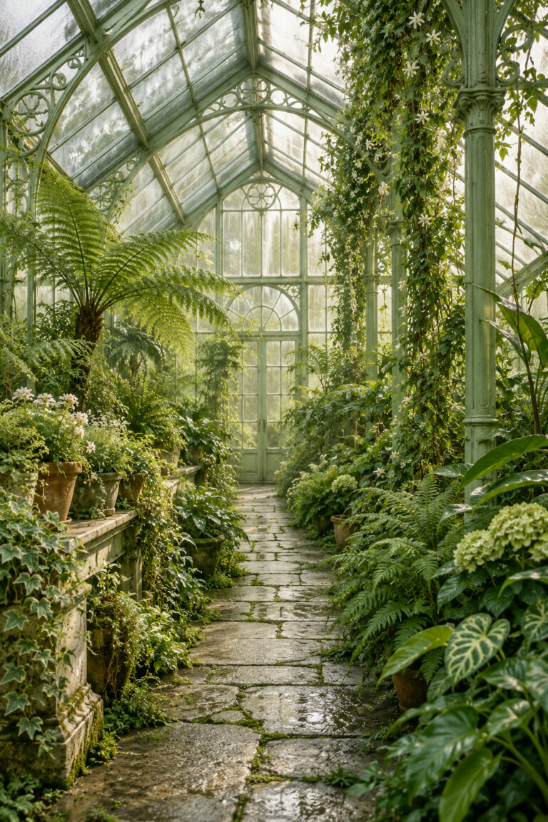 Fondo de pantalla aesthetic verde invernadero salvia