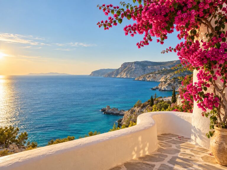Fondo de pantalla para pc aesthetic costa mediterranea