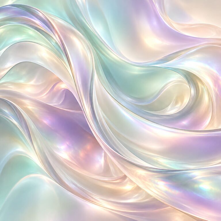 Fondo de pantalla para pc aesthetic ondas iridiscentes
