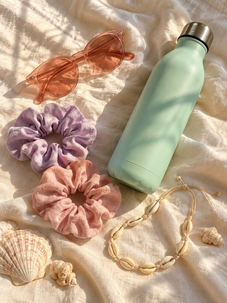 Fondo de pantalla vsco girl accesorios pastel