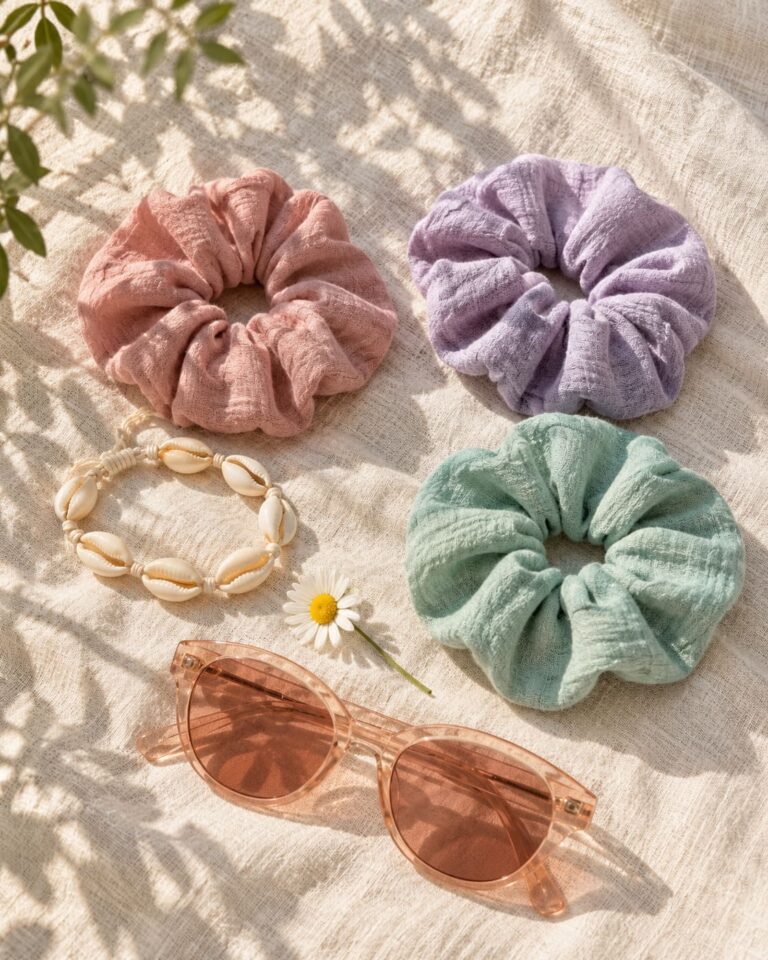 Fondo de pantalla vsco girl scrunchies pastel