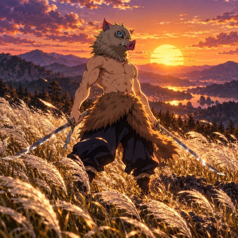 Inosuke campo susuki atardecer